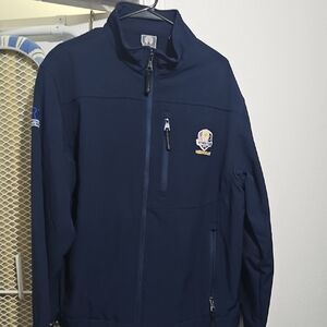 2012 Ryder Cup Weatherproof Men's Navy Blue Jacket Sz L